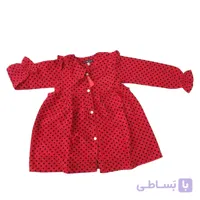 پیراهن دخترانه مدل خالدار