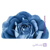 پادری نیم دایره رز مینیاتوری آبی زرباف
