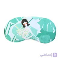 چشم بند کمپرس دار طرح دختر گل به دست کد R215311