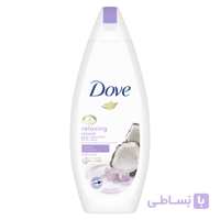 شامپو بدن داو ۵۰۰ میل با رایحه گلبرگ یاس و شیر نارگیل – Dove Body Wash Jasmine petals & coconut milk