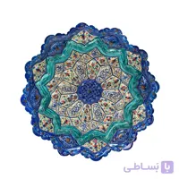 بشقاب میناکاری 25 سانت