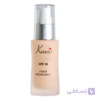کرم پودر پمپی SPF30 کنویس شماره 101 ا kenvis Foundatin SPF 30 No 101