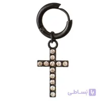 پیرسینگ گوش طرح صلیب کد c11