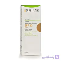 کرم ضد آفتاب رنگ بژ پریم فاقد چربی SPF 60