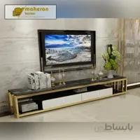 میز تلویزیون استیل مدل دلارا