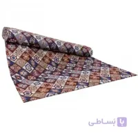 پارچه جاجیم ژاکارد طرح چهل تکه سنتی