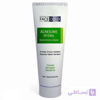 کرم مرطوب کننده و آبرسان فیس دوکس برای پوست چرب ا Face doux Acnesome Hydra Moisturizing Cream