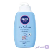 شامپو سر و بدن کودک نیوا ترکیه ۷۵۰میل ا Nivea Shampoo for baby's hair and body