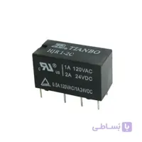 رله 5 ولت دو کنتاکت مخابراتی 1 آمپر