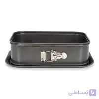 قالب کمربندی مستطیلی کیک Mexxi مدل CB-55T طول 28 سانتی نچسب کف جدا شونده