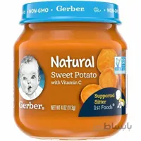 پوره سیب زمینی شیرین همراه با ویتامین C گربر gerber