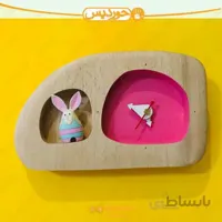 ساعت کودک کد R1 خرگوش راه راه (افقی منحنی)