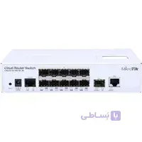 روتر سوئیچ CRS212-1G-10S-1S+IN میکروتیک ا Mikrotik Switch CRS212-1G-10S-1S+IN