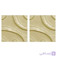دیوارپوش تندیس و پیکره شهریار مدل امای کد W1010 20 بسته 2 عددی