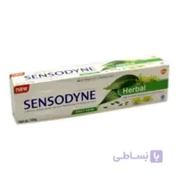 خمیر دندان گیاهی مناسب دندان های حساس حاوی عصاره اکالیپتوس و رازیانه سنسودای 100 میل ا SENSODYNE Herbal Daily Care Toothpaste 100ml