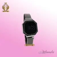 ساعت ال ای دی زنانه led303 (بند مگنتی) نقره ای