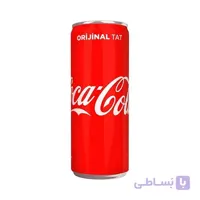 نوشابه کوکاکولا قوطی اصل ترکیه حجم 330 میلی لیتر