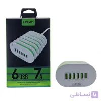 شارژر LDNIO A6702 6USB 7A