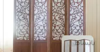پاراوان مدل فرفورژه (دولایه) در دو رنگ