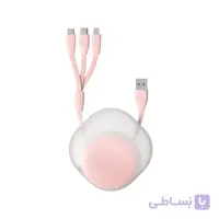 مالتي کابل شارژ و ديتا جمع شونده باسئوس مدل CAMLT-TY