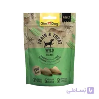 تشویقی سگ جیم داگ مدل Train & Treat طعم گوشت گوزن – GimDog Train & Treat Snack Venison Flavour