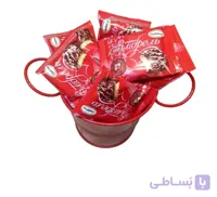 ویفر آکوها با روکش شکلات و کارامل و کرانچ بادام زمینى پک 500 گرمی