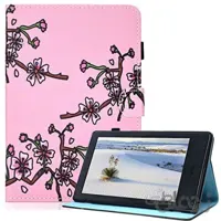 پرونده میلیاردی ایالات متحده برای Amazon Kindle Paperwhite Cute Slim PU Leather Soft TPU Inner، Stand Smart Cover Auto Wake / خواب برای Kindle Paperwhite (متناسب با همه مدل های 2012،2013،2015 و 2016) ، Plum Blossom