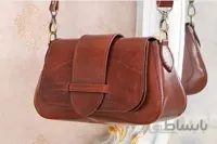 کیف دوشی زنانه چرم گاوی کد ۱۰۲۰۹۵
