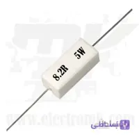 مقاومت آجری ۵وات ۸.۲ اهم