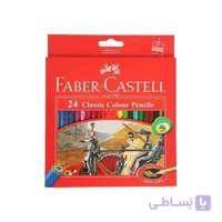 فابر کاستل – مداد رنگی 24 تایی مقوایی