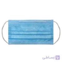 ماسک سه لایه آبی (۵۰ عددی) با یک لایه ملت بلون دیباسان