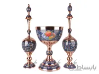 سرویس دکوری مس و مینا نقاشی سایز سوپر