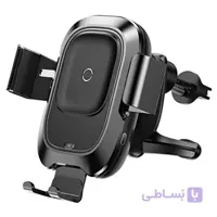 پایه نگهدارنده و شارژ بی سیم خودرو بیسوس مدل  Car Wireless Charger Smart Vehicle