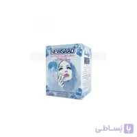 دستمال مرطوب پاک کننده آرایش صورت و دور چشم نیوساد مخصوص پوستهای حساس بسته 12 عددی