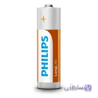 باتری قلمی Zinc برند فیلیپس مدل R06L12B/97 سری Long Life بسته 12 عددی