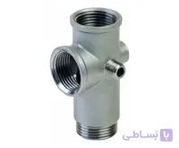 پنج راهه استینلس استیل 1 اینچ خنبره سری 3775