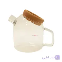 قوری پیرکس درب دکمه ای