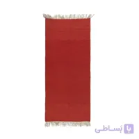 گلیم ساده دستباف طرح خلوت رنگ قرمز