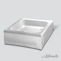 زیر دوشی اکریلیک ساحل وان مدل مروارید-8070S-70 ا ابعاد : 70x70 x 28 سانتی متر
