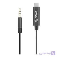 کابل تبدیل جک ۳.۵ میلیمتری به USB-C بویا مدل BY-K2