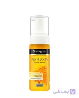 فوم شستشو صورت سوتینگ کلیر نوتروژینا حجم 150 میل ا Soothing Clear Facial wash foam neutrogena
