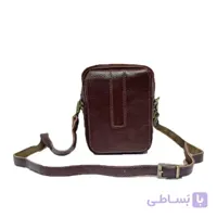 کیف دوشی نقلی سرخانه دار فولوتر چرم طبیعی تبریز