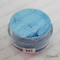 رنگ گریم آبی متالیک B شماره M2 سیلک