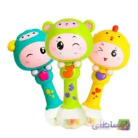 جغجغه چراغدار موزیکال حیوانات هولا کد 3101