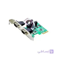 کارت سریال rs232 اسلات PCI-E دو پورت (com)