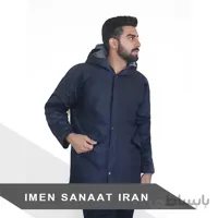 لباس کار اورکت پارچه ای خزدار دو جیب