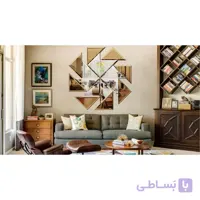 آینه دکوراتیو تجسم مدل SUN