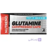 کپسول گلوتامین کامپرسد کپس ناترند ا Glutamine Compressed Caps Nutrend