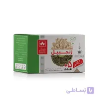 چای سبز کیسه ای با زنجبیل دبش بسته 20 عددی