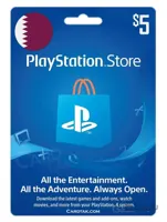 گیفت کارت پلی استیشن 5 دلاری قطر (Qatar)